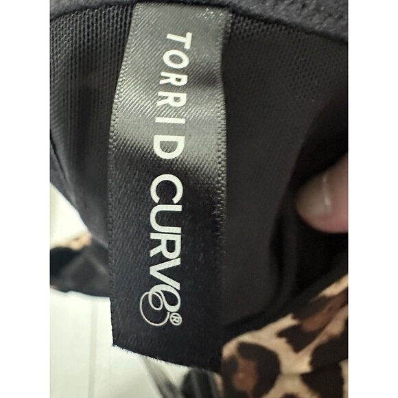 Torrid Cheetah Print Lightly Lined Full Coverage Balconette Bra Size 40F - Picture 6 of 9